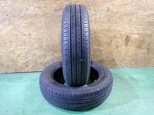 RK3585【送料無料155/65R14】2本 ブリヂストン エコピア EP150 中古夏タイヤ N-BOX タント スペーシア ムーブ等 ≪即決≫