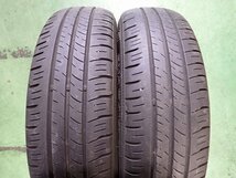 RK3586【送料無料155/65R14】2本 2021年製 ダンロップ エナセーブ EC300+ 中古夏タイヤ N-BOX スペーシア デリカDミニ ≪即決≫_画像3