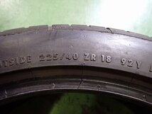 RK3593【送料無料225/40R18】2本 コンチネンタル エクストリームコンタクト DWS06 中古夏タイヤ カローラスポーツ ≪即決≫_画像6