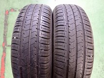 RK3616【送料無料185/60R15】2本 2021年製 ブリヂストン エコピア NH100C 中古夏タイヤ アクア ヤリス ヴィッツなどに ≪即決≫_画像3