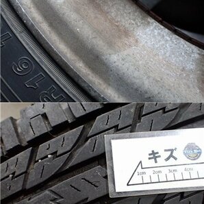 YS7912【送料無料185/85R16 105/103LT】MIC CAM701 ジムニーなどへ ヨコハマ ジオランダー 中古夏タイヤセット■16×5.5J 139.7/5H ET22■の画像10