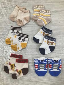 ベビー 赤ちゃん 靴下 ミキハウス 6足セット 新生児 動物 ブランド まとめ売り お買得 格安 ビッツ 子供