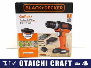 【未使用】BLACK＋DECKER(ブラックアンドデッカー) GoPak ドリルドライバー BDCDD12US1【/D20179900031285D/】