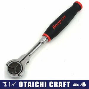 【中古】Snap-on(スナップオン) 3/8(9.5sq) ラウンドヘッドラチェット FHCNF72｜ソフトグリップ【/D20179900035070D/】