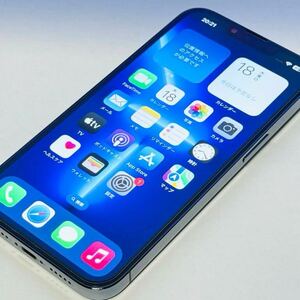 【動作良好】 iPhone13Pro シエラブルー ○判定 SIMフリー 青 ブルー iPhone Apple 128GB スマホ 13 Pro iOS 白ロム