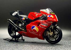 ヤマハ YZR500 Antena3 アンテナ3 D’ANTIN ダンティーン ＃6 阿部典史 ノリック タミヤ1/12プラモデル完成品