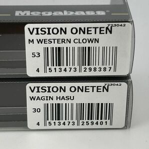 メガバス ビジョン ワンテン 2個セット 未開封品 WAGIN HASU & M WESTERN CLOWN VISION 110 ONETENの画像7