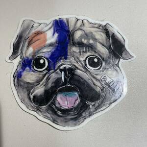  is ... enough .moz Pug Be side lable B-SIDE LABEL sticker seal bsidelabel dog .. Chan 