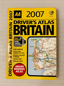  foreign book : England the whole area road map :AA 2007 DRIVER*S ATLAS BRITAIN