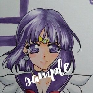 Art hand Auction 同人志手绘插画 Sailor Saturn Plump, 漫画, 动漫周边, 手绘插图