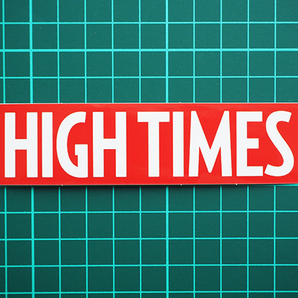 HIGH TIMES ハイタイムズ カンナビスカップ ステッカー thc 420 ボング アムステルダム hemp ヘンプ マリファナ ガンジャ 大麻 kush c233の画像2