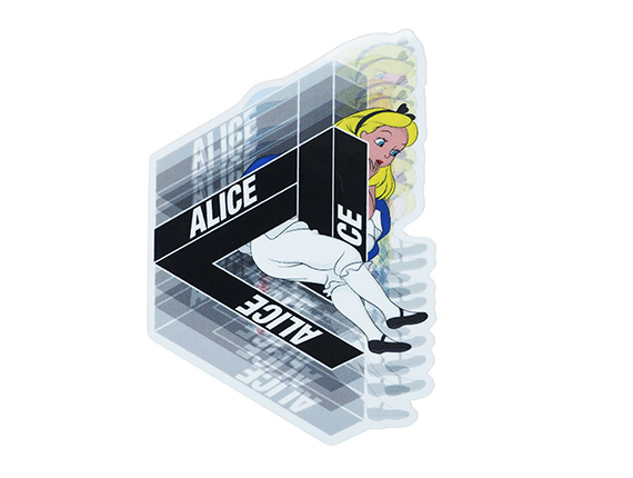 ACID アシッド ALICE アリス ステッカー LSD 420 ボング カンナビス マリファナ ガンジャ 大麻 high times ハイタイムズ c252