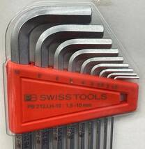 【未使用品】★PB SWISS TOOLS ボール付ロング六角棒レンチセット　212LH-10CN　 ITLK41PIN5LO_画像2