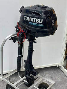 【引取限定】【店舗受取】【中古品】TOHATSU　4スト船外機　2馬力　3BV　ITO6THFO28PN