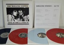 ★★ROLLING STONES【LIVE AT THE L.A. FORUM】Vintage Bootコレクターズ盤4LP★★BOX箱入りカラー盤_画像2