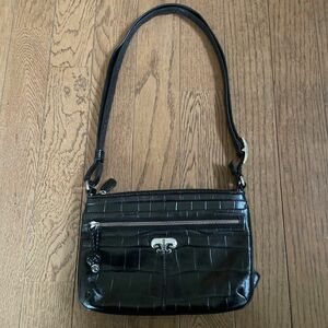 brighton ショルダーバッグ　bag ブラック ハンドバッグ　y2k