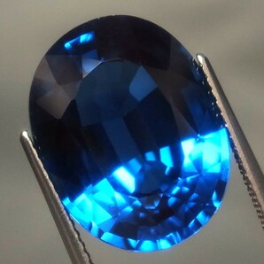 15.47ct 新品・テリ凄 インディコライトトルマリンカラー・合成スピネルの画像3