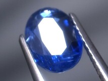 1.28ct 新品・ロイヤルブルーカラー・天然カイアナイト ブラジル産_画像5