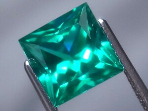 3.74ct новый товар * крупный размер * зеленый palaiba цвет соединение человек структура драгоценнный камень yag керамика *YAG (itolium* aluminium * гранат )