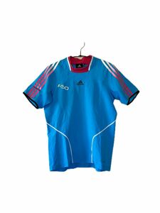 adidas アディダス　トレーニング Tシャツ　ターコイズブルー