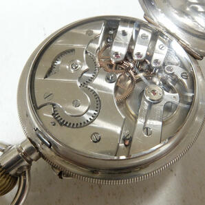 商館時計 エストマン商会 13石 王冠印 銀無垢ケース 分解清掃済み 綺麗ですの画像10