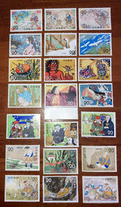 # Japan commemorative stamp former times . none series all 7 compilation . total 21 sheets unused!