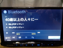 [D27] カロッツェリア AVIC-RQ912 9インチ 9型 SD音楽 Bluetooth フルセグ CD DVD 地図 2021年 ディスクメカ不良_画像5