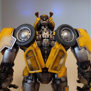 【開封品】 ThreeA BUMBLEBEE バンブルビー 全高約36cm プレミアム スケール コレクティブル フィギュア 3A トランスフォーマー Threezeroの画像4