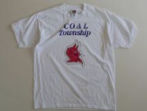 【XL】90s fruit of the loom デビル プリント tシャツ ヴィンテージ アメリカ製 USA製 ホワイト 白T 80s フルーツオブザルーム_画像2