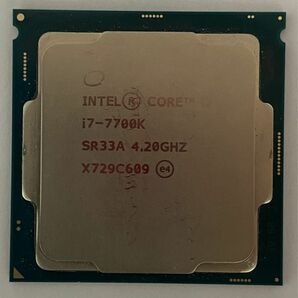 CPU Intel Core i7 7700K 4.2GHz 4コア8スレッド PCパーツ インテル 動作確認済み