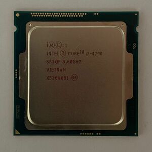 CPU Core i7-4790 3.60GHz SR1QF ソケット LGA1150 Intel 動作品 