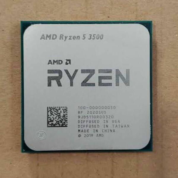 CPU AMD RYZEN5 3500 3.6GHz 6コア6スレッド Socket AM4 PCパーツ 動作確認済み