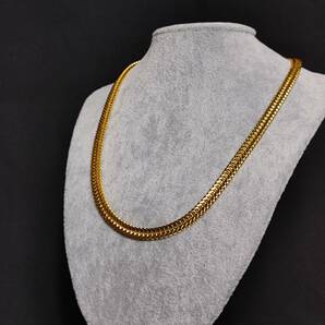 希少 真贋不明 18k 刻印あり 喜平 48cm ゴールドネックレス チェーン ネックレス レディース メンズ k18 金ネックレス 18k 18kgp 鍍金 002の画像2