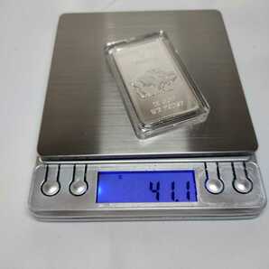 総重量41.4g 真贋不明 Platina 鍍金 シルバーインゴット プラチナ インゴット silver 925 No312の画像3