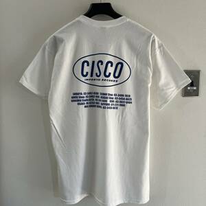 【CISCO RECORDS】シスコレコード　 6.0oz Tシャツ ホワイト　XXLサイズ