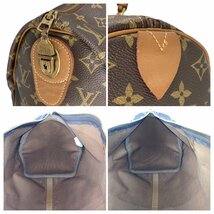 【1円～】ルイヴィトン Louis Vuitton バッグ ボストンバッグ モノグラム キーポル45 USAモデル M41428 タロンジップ ヴィンテージ 中古　_画像9