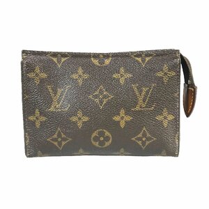 1円～ ルイヴィトン LOUIS VUITTON バッグ ハンドバッグ ポーチ モノグラム ポシェットトワレット15 ブラウン M47546 MB1001 中古