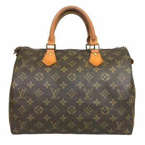 【1円～】 ルイヴィトン Louis Vuitton バッグ ハンドバッグ ボストンバッグ スピーディ30 M41526 VI862 モノグラム レザー ブラウン 中古