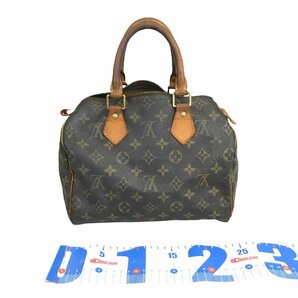 【1円～】ルイヴィトン LOUIS VUITTON バッグ ハンドバッグ ボストンバッグ モノグラム スピーディ25 M41109 レザー ブラウン 中古の画像4