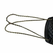 【1円～】 シャネル CHANEL バッグ チェーンショルダー マトラッセ ラムスキン ブラック ゴールド金具 ココマーク 中古_画像7