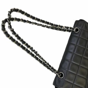 【1円～】シャネル CHANEL バック ショルダーバッグ イーストウエスト チョコバー チェーンショルダー 保証書付き 中古の画像5