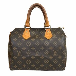 【1円～】ルイヴィトン LOUIS VUITTON バッグ ハンドバッグ ボストンバッグ モノグラム スピーディ25 M41528 SP0063 レザー ブラウン 中古