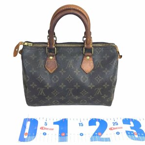 【1円～】ルイヴィトン LOUIS VUITTON バッグ ハンドバッグ モノグラム スピーディ25 M41109 M10960 レザー ブラウン 中古の画像4