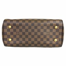 【１円～】ルイヴィトン LOUIS VUITTON バッグ ハンドバッグ ドゥオモ ダミエ N60008 CA0056 レザー ブラウン 中古_画像6