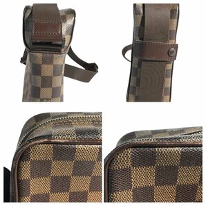 1円～ ルイヴィトン LOUIS VUITTON バッグ ショルダーバッグ ダミエ オラフPM N41442 MI0016 レザー ブラウン 中古の画像9