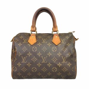 【1円～】ルイヴィトン LOUIS VUITTON バッグ ハンドバッグ ボストンバッグ モノグラム スピーディ25 M41109 MI0090 レザー ブラウン 中古