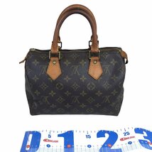 【1円～】ルイヴィトン LOUIS VUITTON バッグ ハンドバッグ モノグラム スピーディ25 M41109 SD0935 レザー ブラウン 中古_画像4