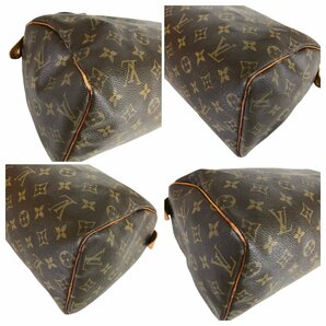 【1円～】ルイヴィトン LOUIS VUITTON バッグ ハンドバッグ モノグラム スピーディ25 M41109 SD0935 レザー ブラウン 中古の画像10