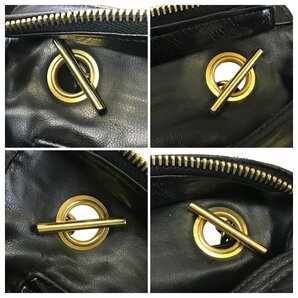 【1円～】シャネル CHANEL バッグ ハンドバッグ トートバッグ トリプルココ マトラッセ ラムスキン レザー ブラック 中古の画像9