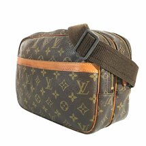 1円～ ルイヴィトン LOUIS VUITTON バッグ ショルダーバッグ リポーターPM M45254 SP0917 モノグラム PVC レザー ブラウン 中古_画像3